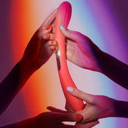 LELO - Boomerang - Vibratore a doppia estremità - Doppio motore - Cerise-Erotiekvoordeel.nl