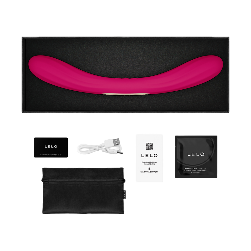 LELO - Boomerang - Vibratore doppio - Doppio motore - Cerise-Erotiekvoordeel.nl