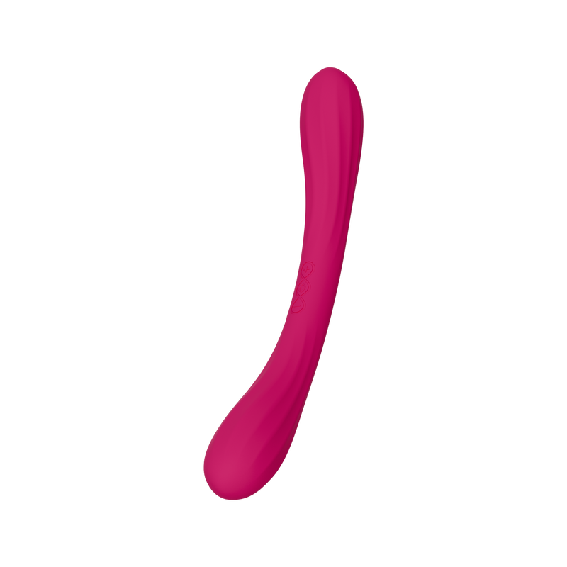 LELO - Boomerang - Vibratore a doppia estremità - Doppio motore - Cerise-Erotiekvoordeel.nl