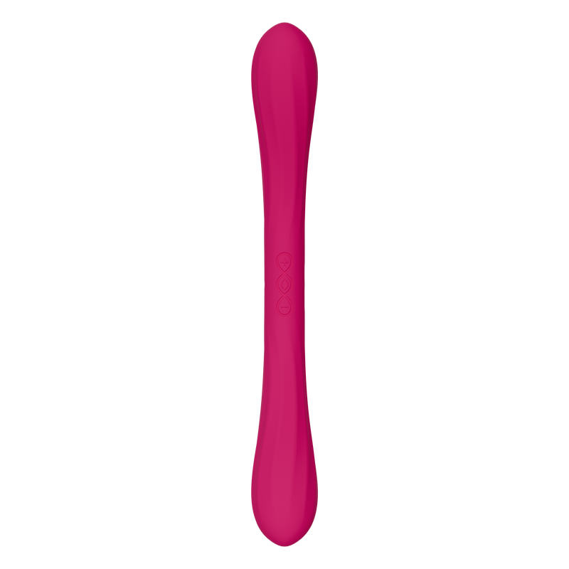 LELO - Boomerang - Vibratore a doppia estremità - Doppio motore - Cerise-Erotiekvoordeel.nl