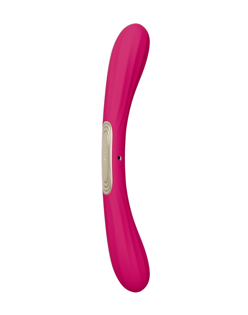 LELO - Boomerang - Vibratore a doppia punta - Doppio motore - Cerise-Erotiekvoordeel.nl