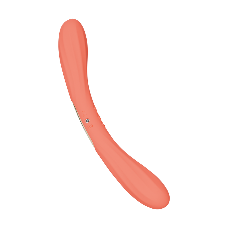 LELO - Boomerang - Vibratore a doppia estremità - Doppio motore - Coral-Erotiekvoordeel.nl