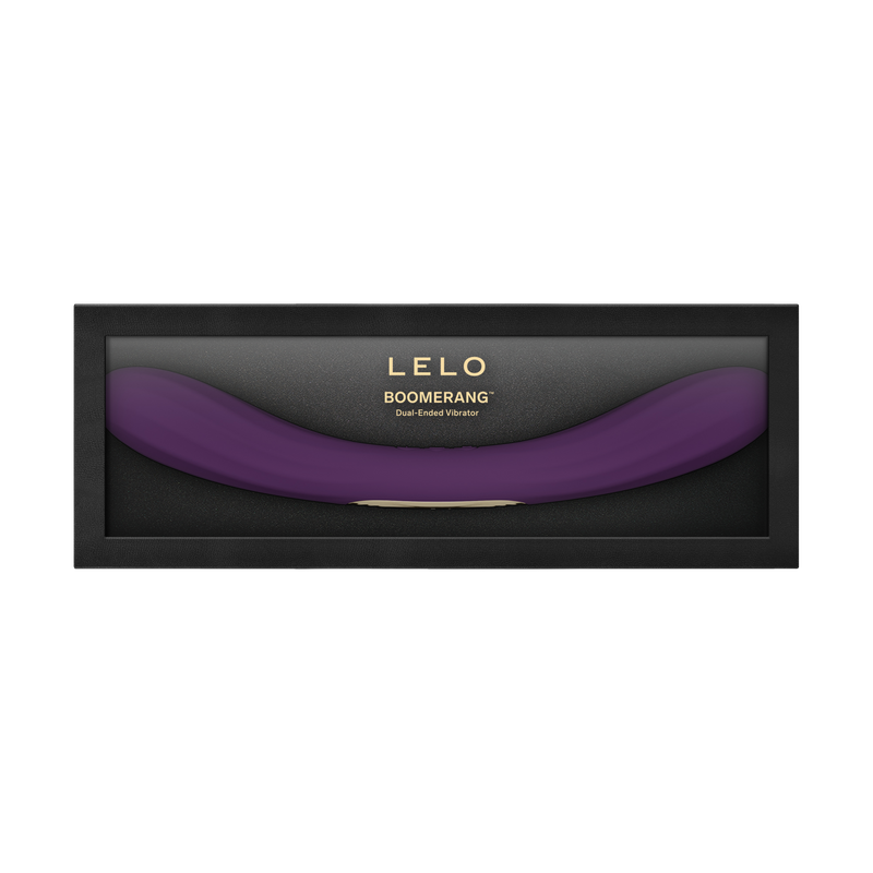 LELO - Boomerang - Vibratore a doppia estremità - Doppio motore - Viola-Erotiekvoordeel.nl