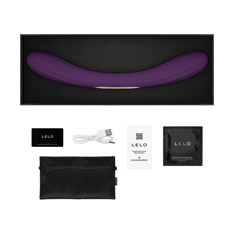LELO - Boomerang - Vibratore a doppia estremità - Doppio motore - Viola-Erotiekvoordeel.nl