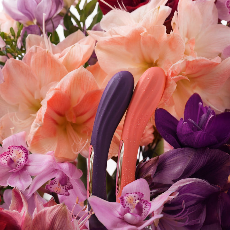 LELO - Boomerang - Vibratore a doppia estremità - Doppio motore - Viola-Erotiekvoordeel.nl