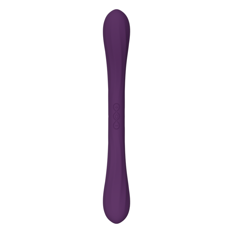 LELO - Boomerang - Vibratore a doppia estremità - Doppio motore - Viola-Erotiekvoordeel.nl