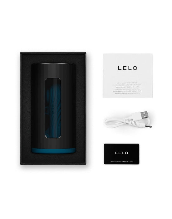 LELO - F1S V3 - Interactieve Masturbator met App Control - Blauw/Zwart-Erotiekvoordeel.nl