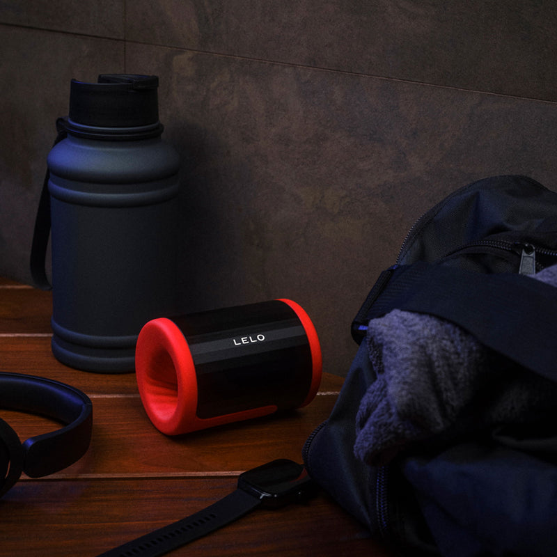 LELO - F2S Master Blaster - Entraîneur d'endurance et masturbateur - Contrôle via application - Rouge - Erotiekvoordeel.nl