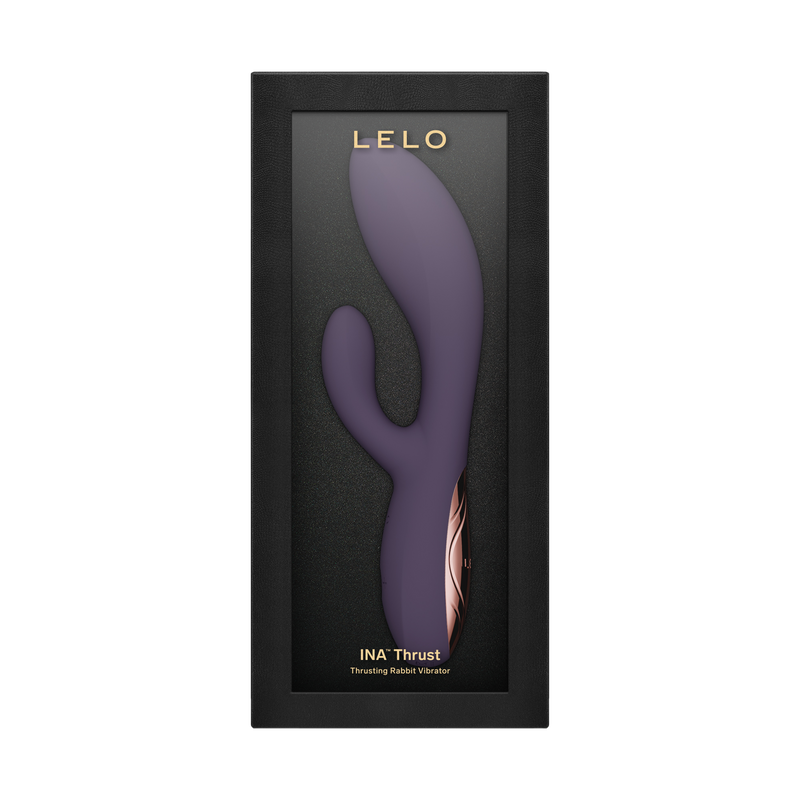 LELO - Ina Thrust - Rabbit Vibrator with Thrusting Motion - Purple - Erotiekvoordeel.nl