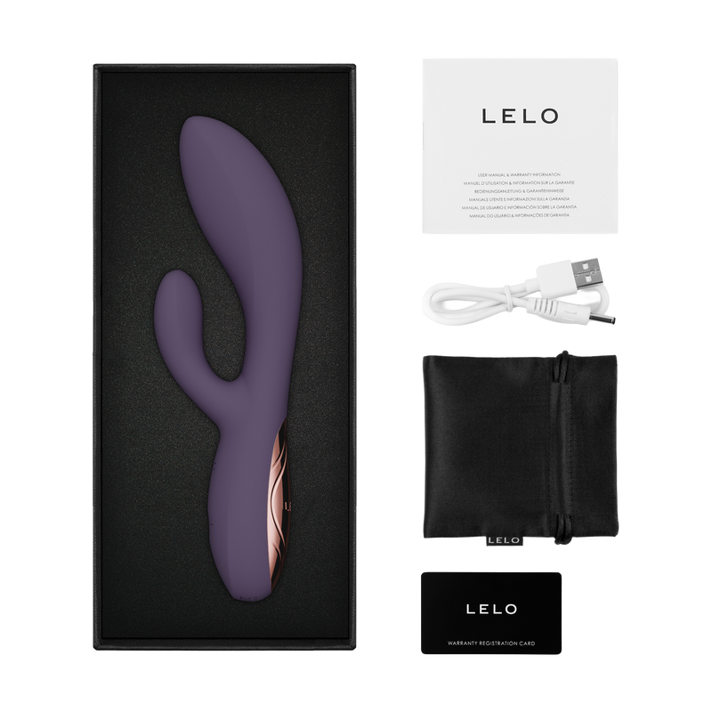LELO - Ina Thrust - Rabbit Vibrator with Thrusting Motion - Purple - Erotiekvoordeel.nl