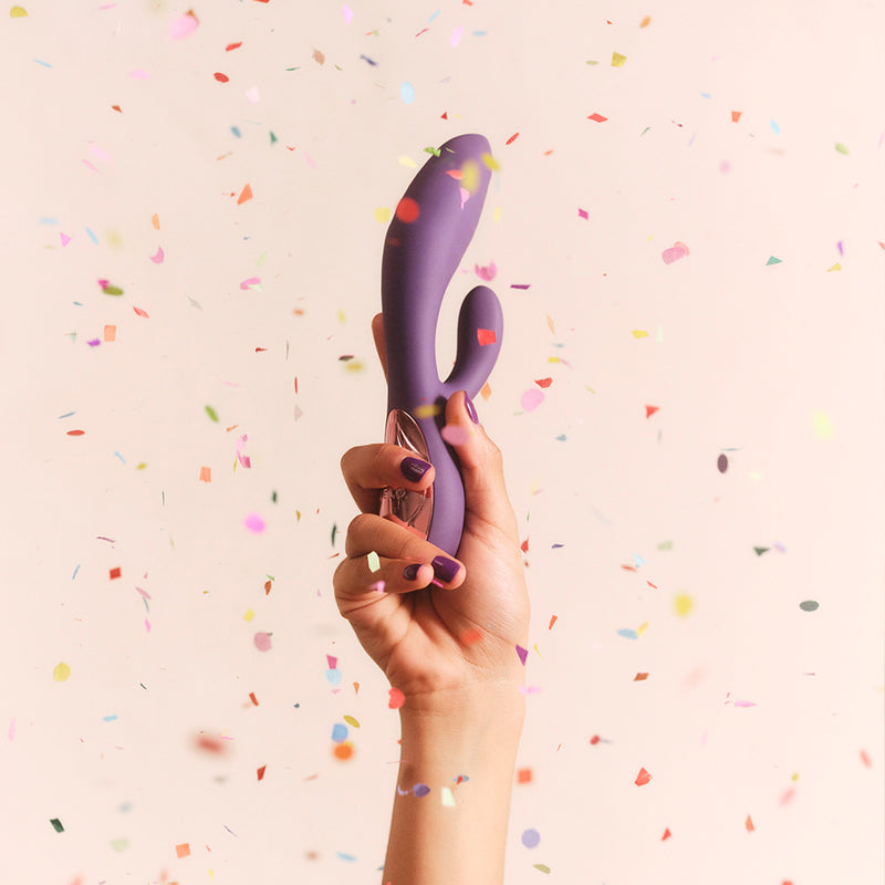 LELO - Ina Thrust - Rabbit Vibrator with Thrusting Motion - Purple - Erotiekvoordeel.nl