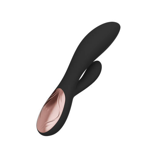 LELO - Ina Thrust - Rabbit Vibrator with Thrusting Motion - Black - Erotiekvoordeel.nl