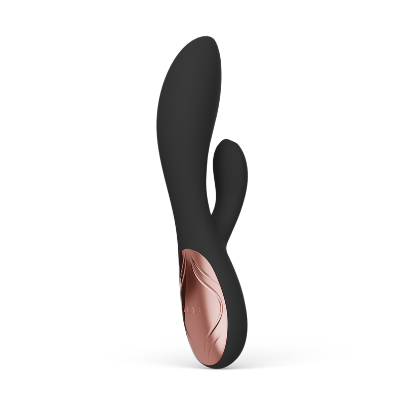 LELO - Ina Thrust - Rabbit Vibrator with Thrusting Motion - Black - Erotiekvoordeel.nl