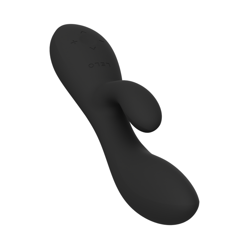 LELO - Ina Thrust - Rabbit Vibrator with Thrusting Motion - Black - Erotiekvoordeel.nl