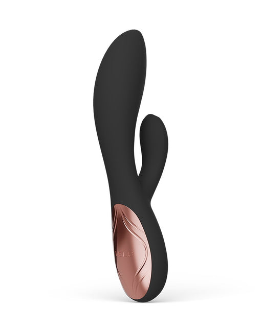 LELO - Ina Thrust - Rabbit Vibrator with Thrusting Motion - Black - Erotiekvoordeel.nl