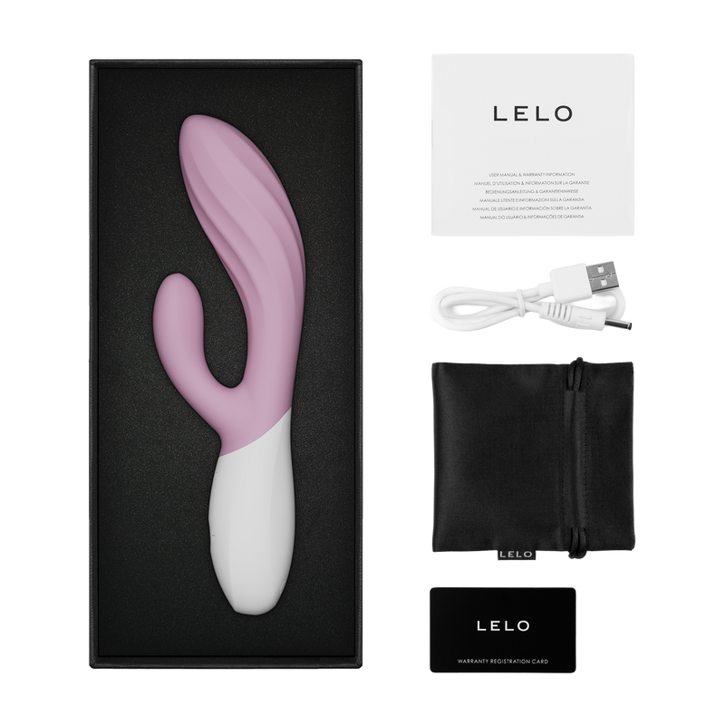 LELO - Ina Twist - Rabbit Vibrator - Hot Pink - Erotiekvoordeel.nl