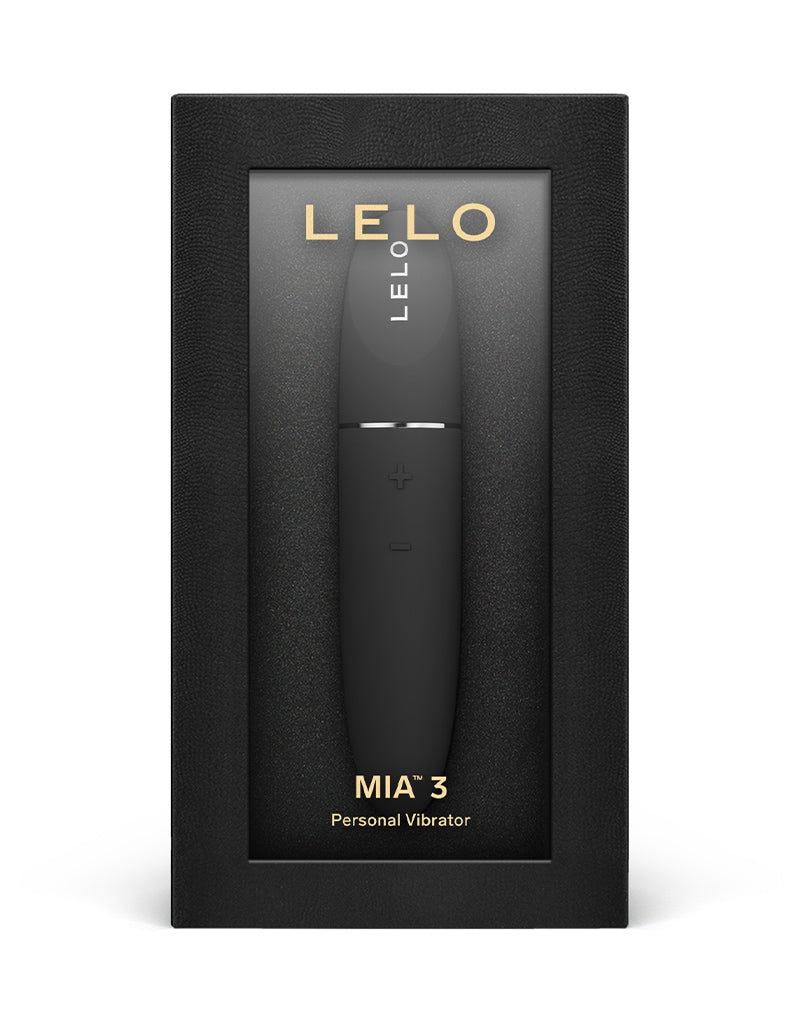 LELO - Mia 3 - Pucker Up - Vibratore a forma di rossetto - Nero-Erotiekvoordeel.nl