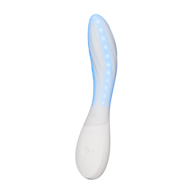 LELO - Mona Spectra - Massaggiatore benessere con luce rossa - Bianco - Erotiekvoordeel.nl