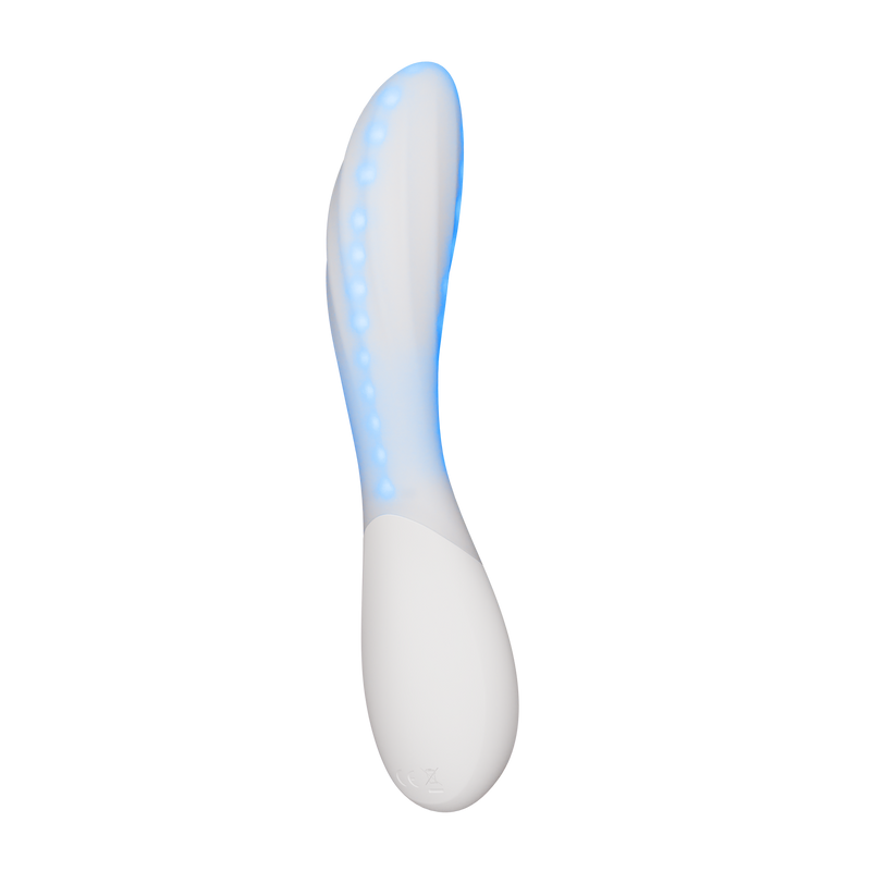 LELO - Mona Spectra - Massaggiatore benessere con luce rossa - Bianco - Erotiekvoordeel.nl