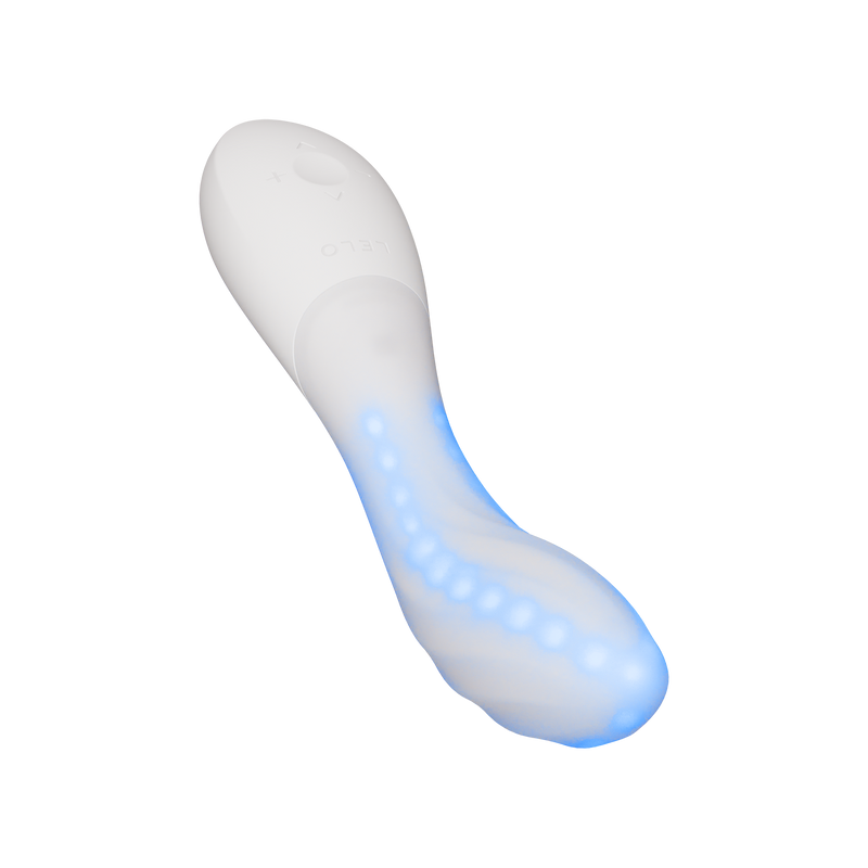 LELO - Mona Spectra - Massaggiatore benessere con luce rossa - Bianco - Erotiekvoordeel.nl