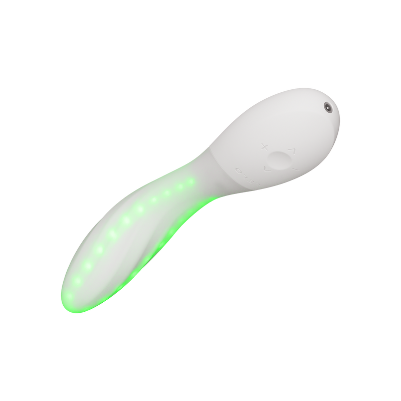 LELO - Mona Spectra - Massaggiatore benessere con luce rossa - Bianco - Erotiekvoordeel.nl