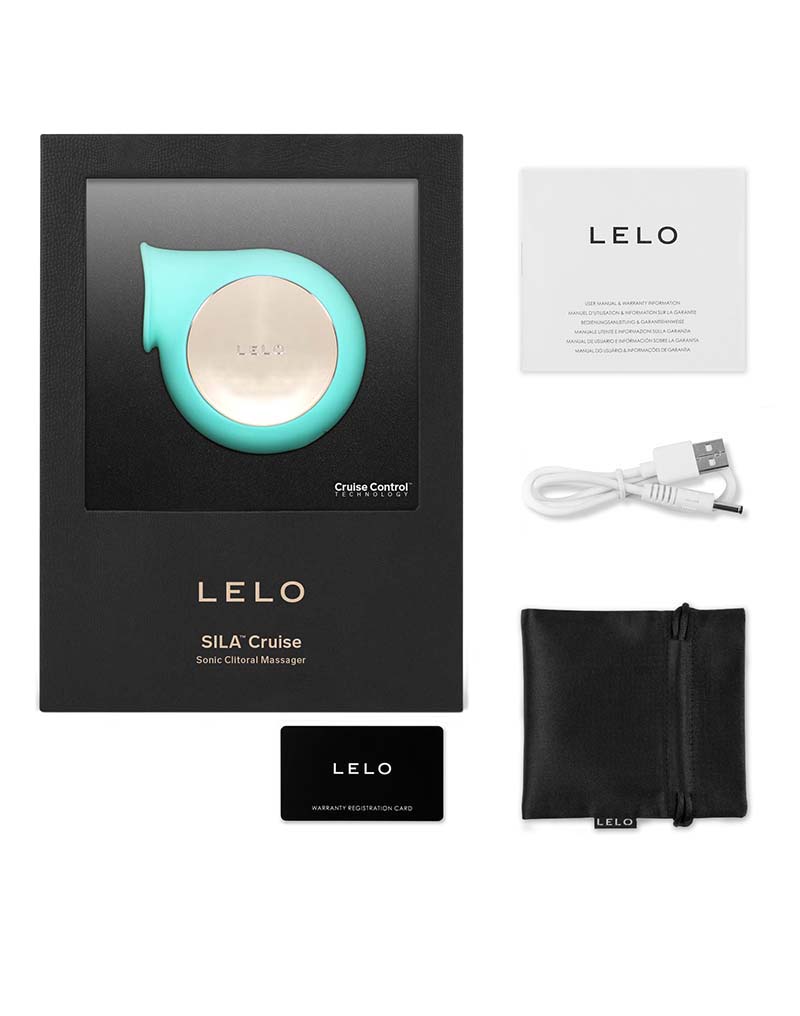 LELO - Sila Cruise - Masajeador clitoriano sónico - Aqua - Erotiekvoordeel.nl