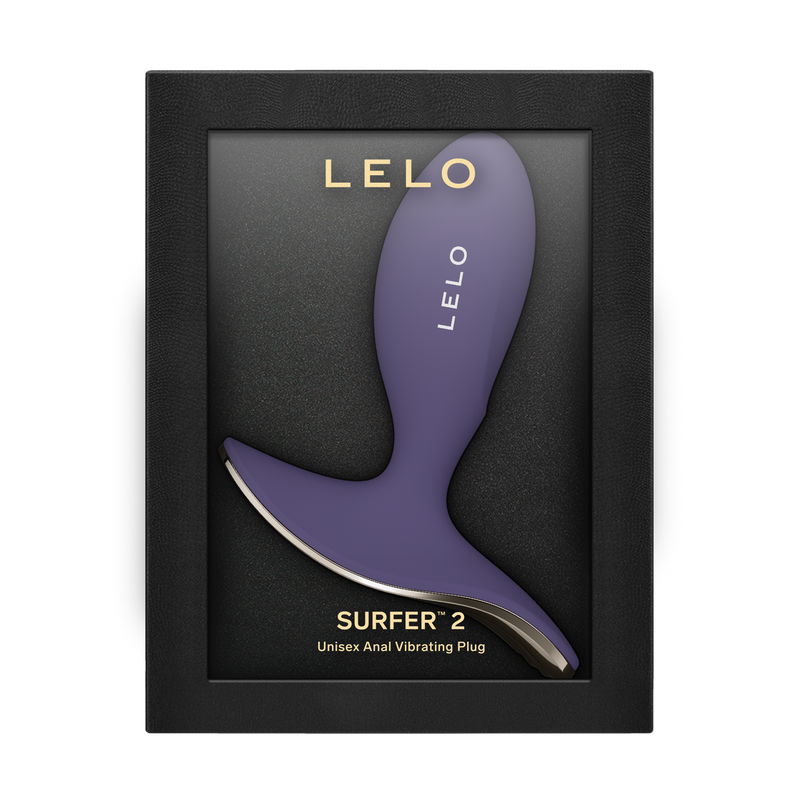 LELO - Surfer 2 - Unisex-Vibrations-Analplug - Lila-Erotiekvoordeel.nl