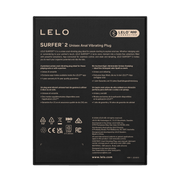 LELO - Surfer 2 - Unisex-Vibrations-Analplug - Violet-Erotiekvoordeel.nl