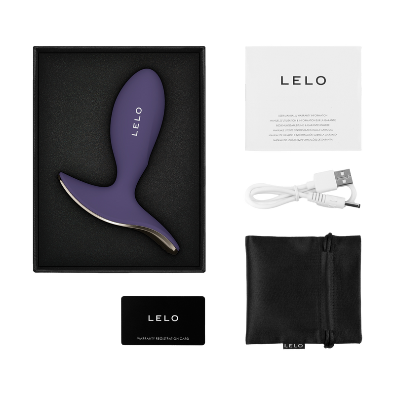 LELO - Surfer 2 - Unisex-Vibrations-Analplug - Violet-Erotiekvoordeel.nl