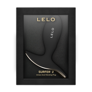 LELO - Surfer 2 - Unisex Vibrating Anal Plug - Black-Erotiekvoordeel.nl