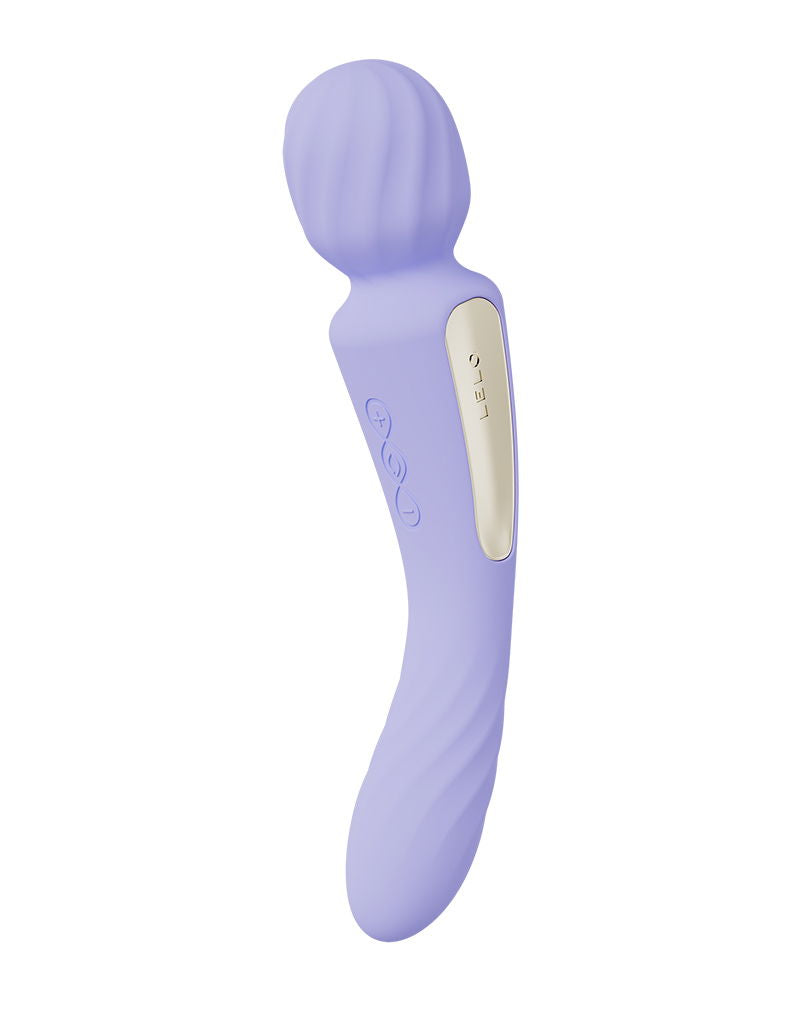LELO - SBlancoch - Vibrador de mano de doble cara y vibrador para el punto G - Control por app - Lila-Erotiekvoordeel.nl