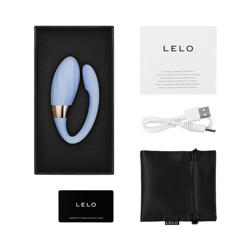 LELO - Tiani Twist - Vibratore di coppia a doppia azione - Azzurro - Erotiekvoordeel.nl