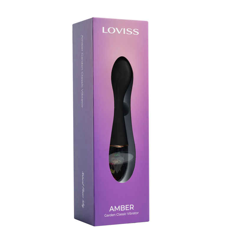 LOVISS - Amber - Vibratore Garden Classic - Nero-Erotiekvoordeel.nl