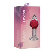 LOVISS – Gomphrena Globosa – wtyczka analna Garden Flower – przezroczysta – Erotiekvoordeel.nl