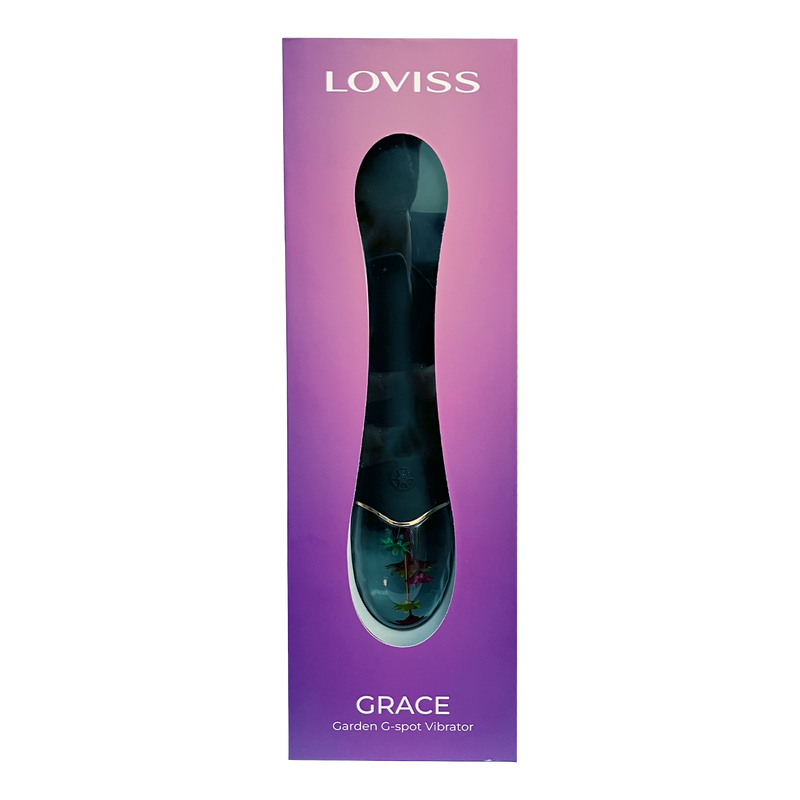 LOVISS - Grace - Vibrador para el punto G Garden - Negro - Erotiekvoordeel.nl