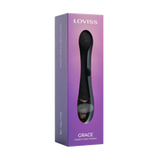 LOVISS - Grace - Vibrador para el punto G «Garden» - Negro - Erotiekvoordeel.nl