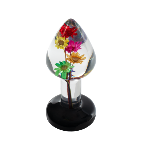 LOVISS - Helichrysum - Garden Flower Analplug - Transparent - Erotiekvoordeel.nl