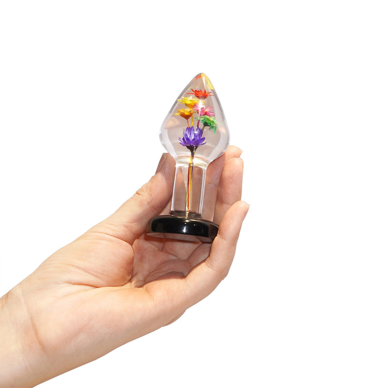 LOVISS - Helichrysum - Garden Flower Buttplug - Transparant-Erotiekvoordeel.nl
