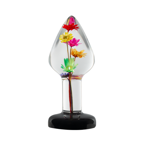 LOVISS - Helichrysum - Garden Flower Analplug - Transparent - Erotiekvoordeel.nl