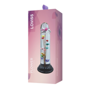 LOVISS - Helichrysum Garden Flower Dildo Smooth - Transparant-Erotiekvoordeel.nl