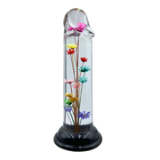 LOVISS - Helichrysum Garden Flower Dildo Smooth - Transparant-Erotiekvoordeel.nl