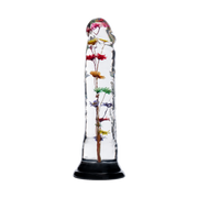 LOVISS - Helichrysum Garden Flower Dildo Texture - Transparant-Erotiekvoordeel.nl