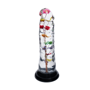 LOVISS - Helichrysum Garden Flower Dildo Texture - Transparant-Erotiekvoordeel.nl