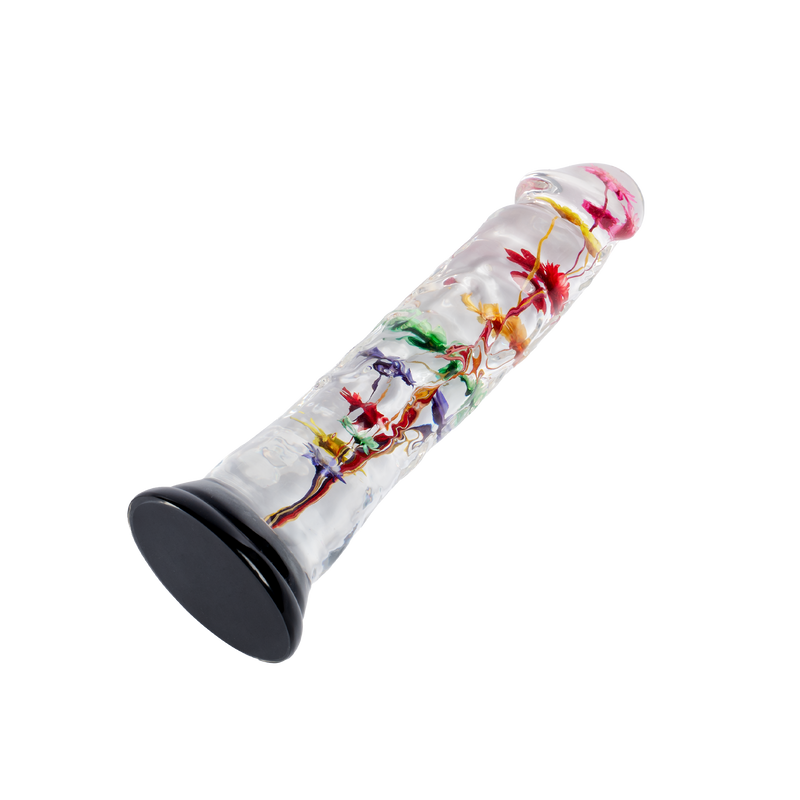 LOVISS - Helichrysum Garden Flower Dildo Texture - Transparant-Erotiekvoordeel.nl