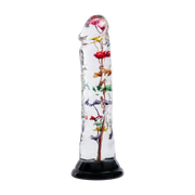 LOVISS - Helichrysum Garden Flower Dildo Texture - Transparant-Erotiekvoordeel.nl