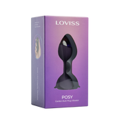 LOVISS - Posy - Plug anal vibrant Garden avec télécommande - Paars-Erotiekvoordeel.nl