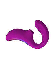 Lelo - Enigma Cruise - Vibrador para el punto G y de presión de aire - Rosa intenso-Erotiekvoordeel.nl
