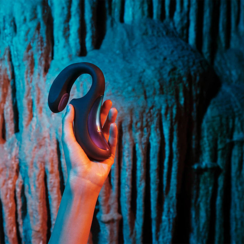 Lelo - Enigma Double Sonic - Potrójna Stymulacja - Sterowanie Przez Aplikację - Czarny-Erotiekvoordeel.nl