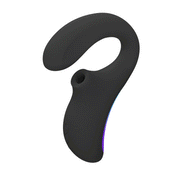 Lelo - Enigma Double Sonic - Potrójna Stymulacja - Sterowanie Przez Aplikację - Czarny-Erotiekvoordeel.nl