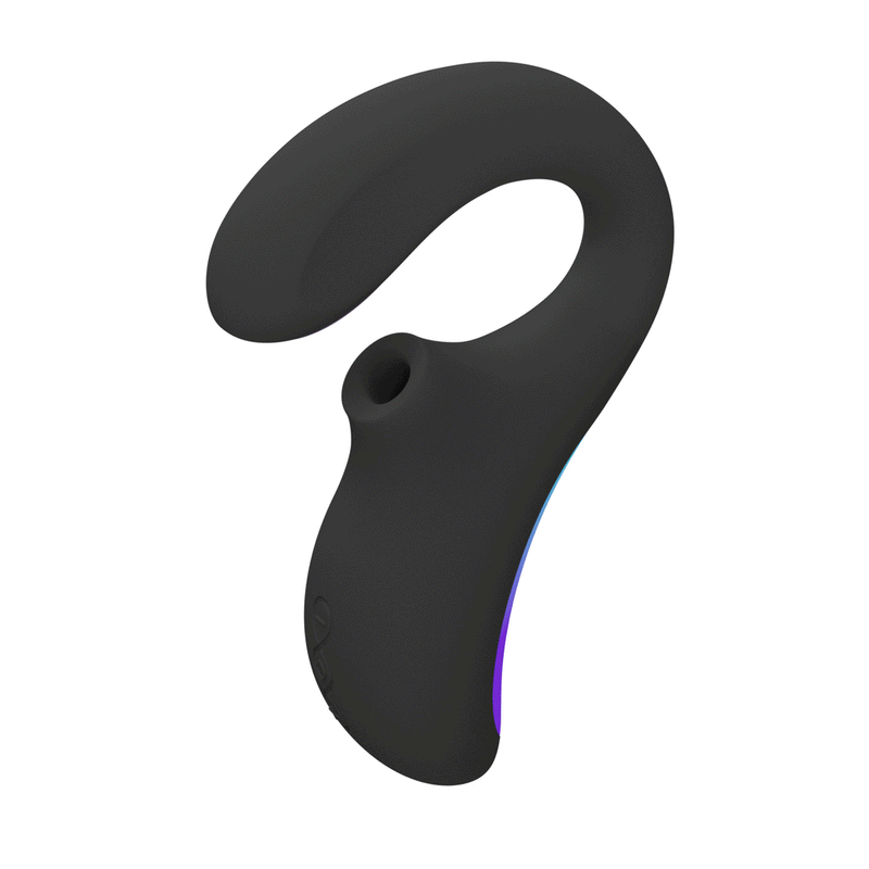 Lelo - Enigma Double Sonic - Potrójna Stymulacja - Sterowanie Przez Aplikację - Czarny-Erotiekvoordeel.nl